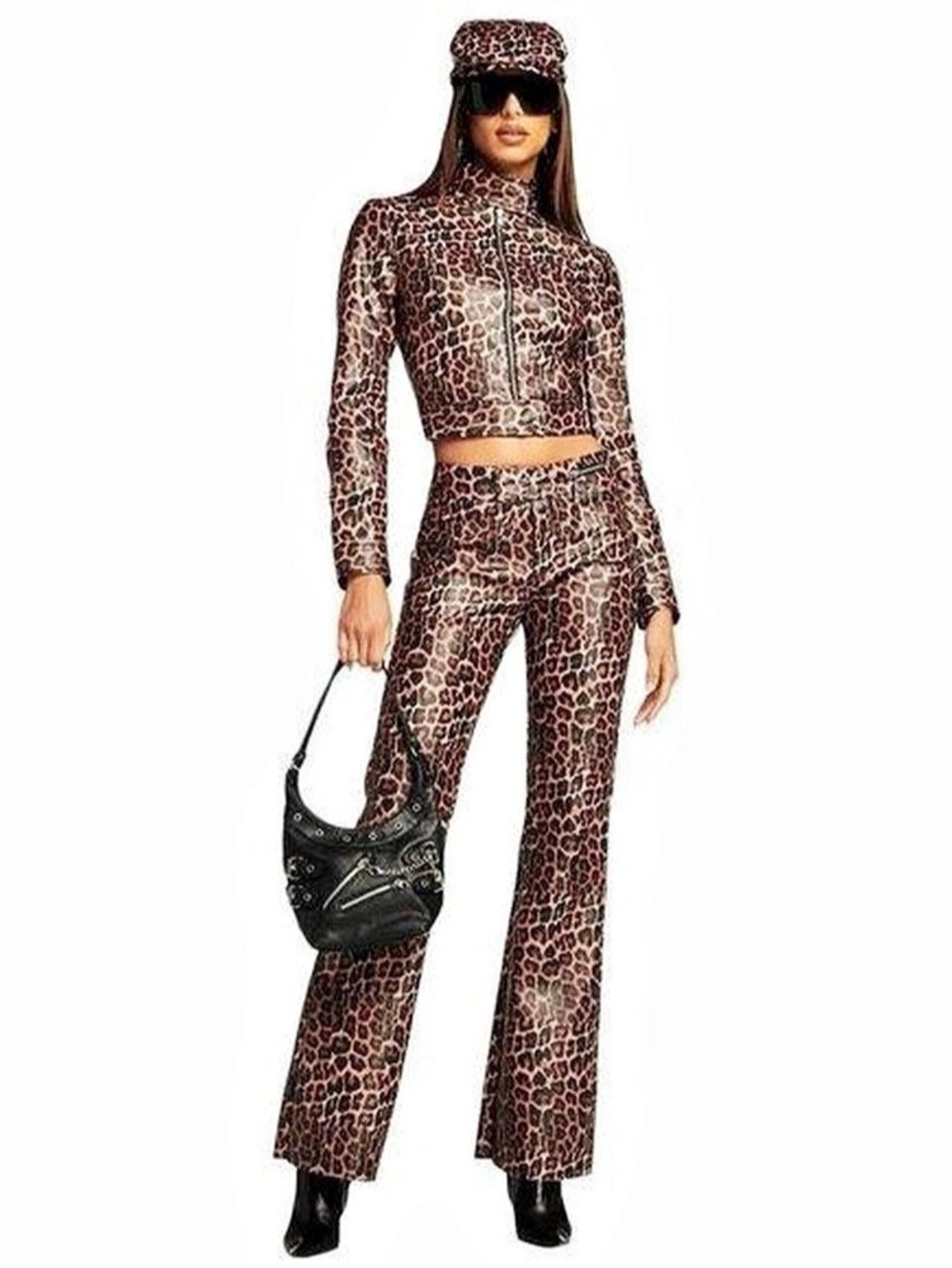 I AM GIA Cheetah Leather pants